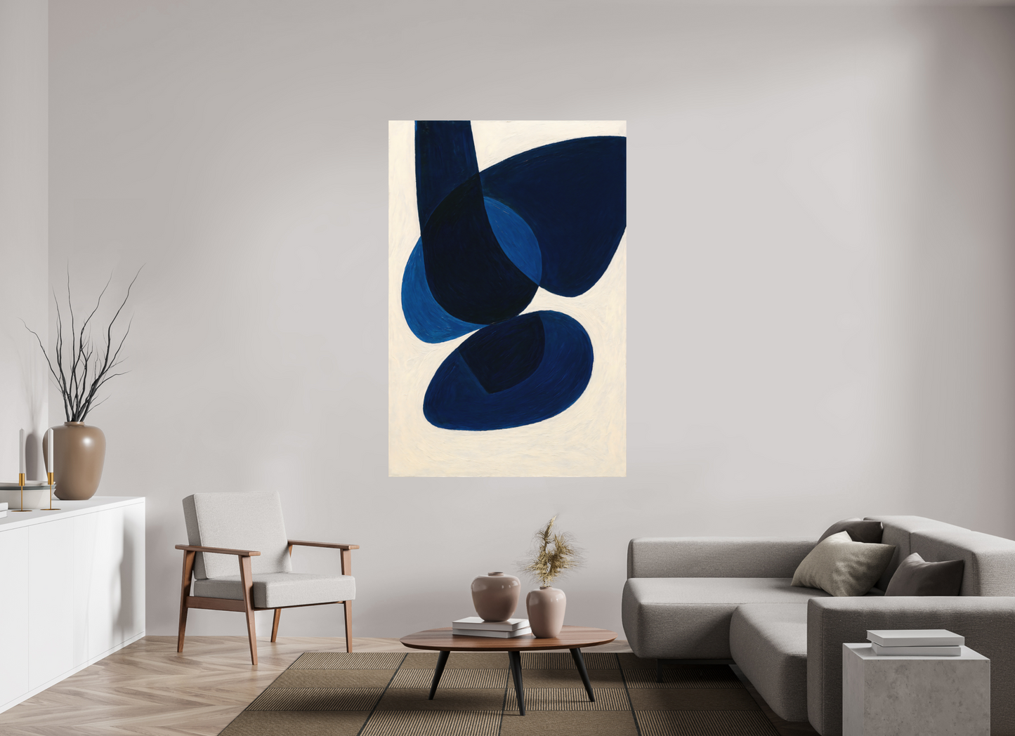 120 x 180 cm, Forex o. Rahmen Midnight Arc