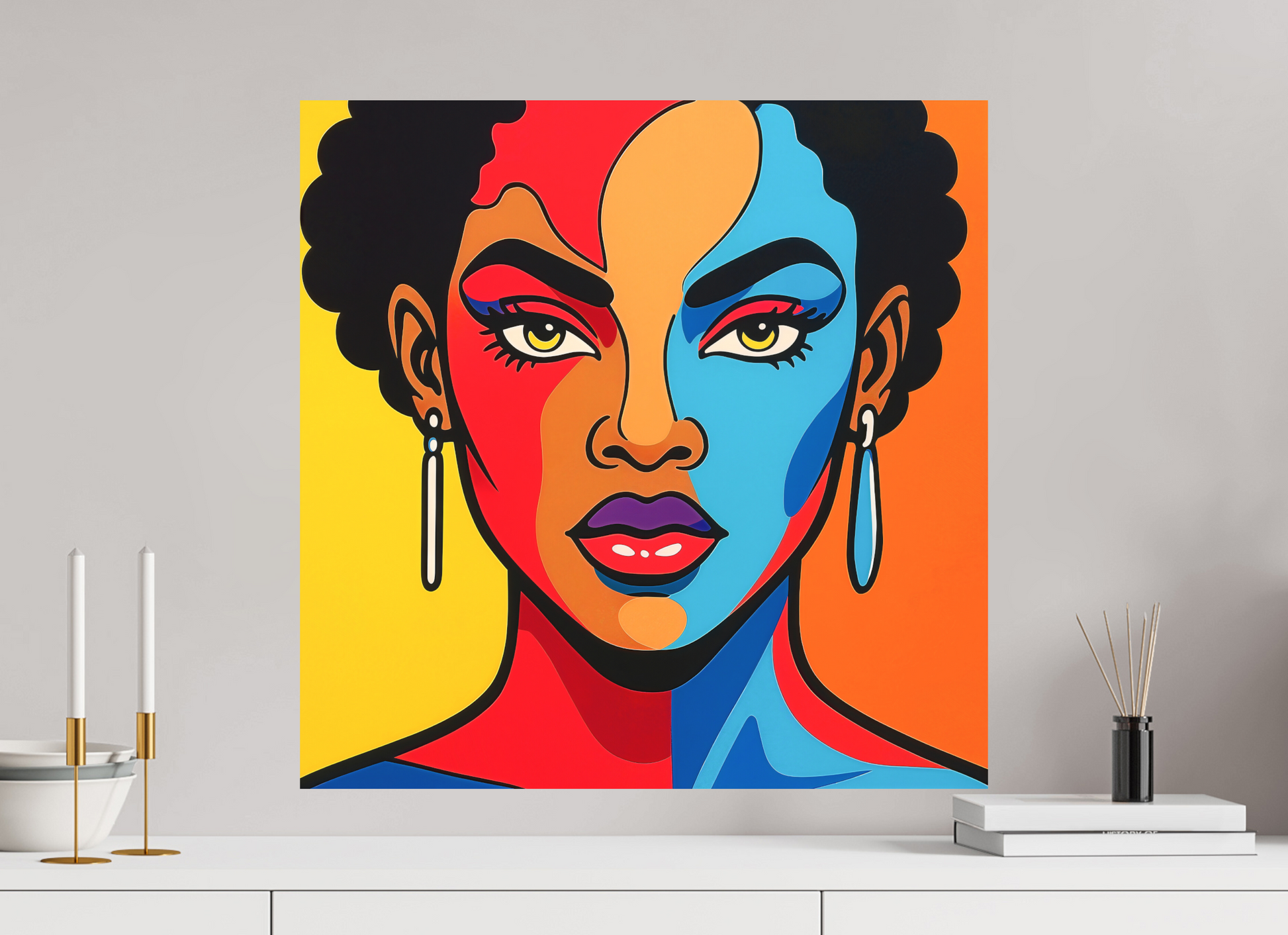60 x 60 cm, Forex o. Rahmen Dual Radiance