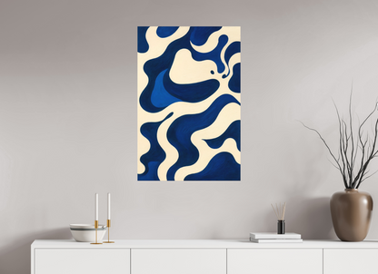 60 x 90 cm, Forex o. Rahmen Navy Current