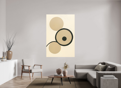 120 x 180 cm, Forex o. Rahmen Circle Poise