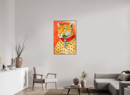 70 x 105 cm, Forex, gerahmt Nussbaumholz Crimson Majesty