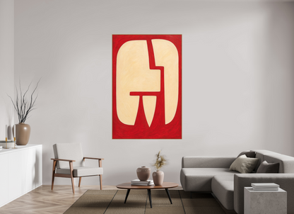 120 x 180 cm, Forex, gerahmt Eichenholz Natur Terra Form