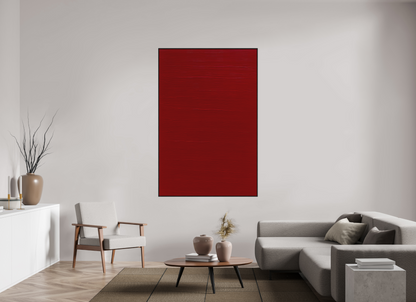 120 x 180 cm, Forex, gerahmt Eichenholz schwarz Crimson Lineage