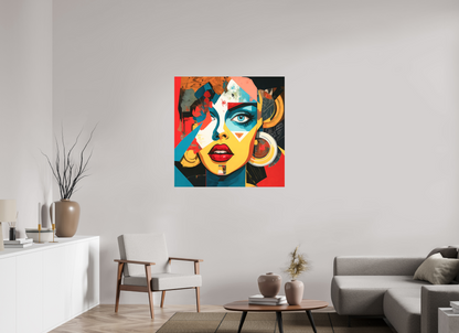 100 x 100 cm, Forex o. Rahmen Chromatic Muse
