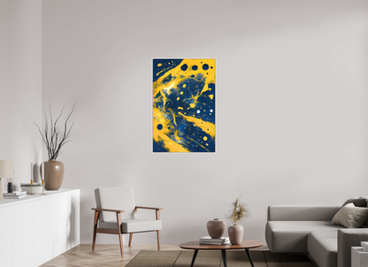 70 x 105 cm, Forex, gerahmt Ahornholz weiß Luminous Drift