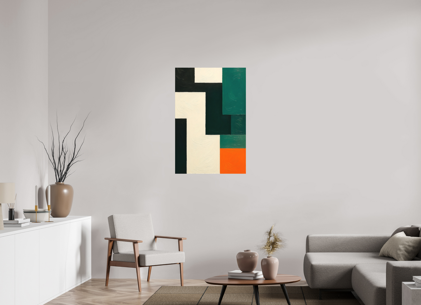 70 x 105 cm, Forex o. Rahmen Urban Contrast