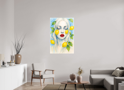 80 x 120 cm, Forex o. Rahmen Lemon Serenity