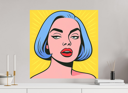 60 x 60 cm, Forex o. Rahmen Electric Muse