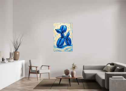 80 x 120 cm, Forex, gerahmt Ahornholz weiß Playful Grace