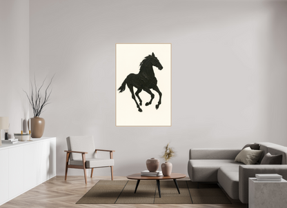 100 x 150 cm, Forex, gerahmt Ahornholz Natur Midnight Motion