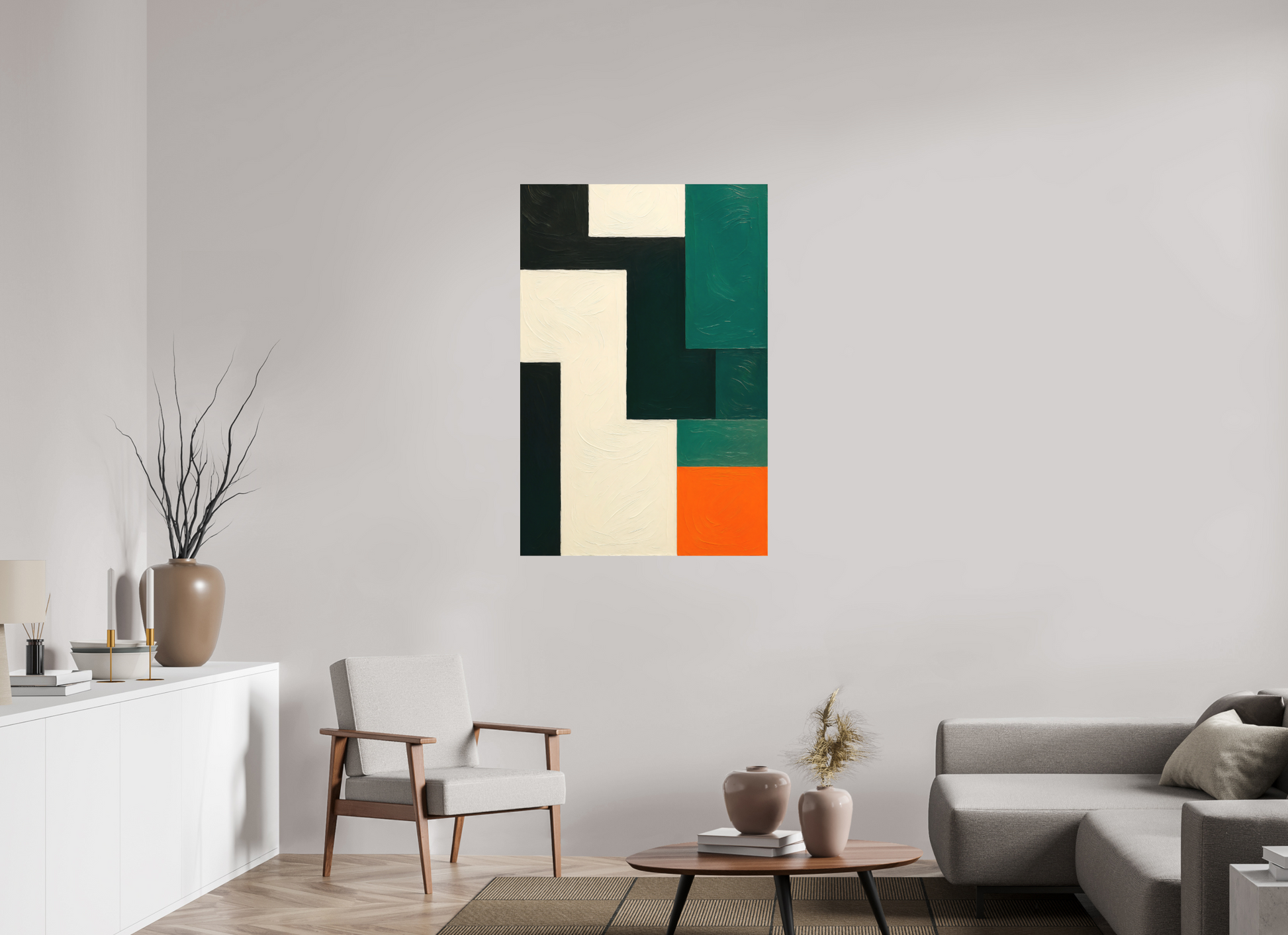 80 x 120 cm, Forex o. Rahmen Urban Contrast