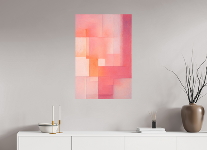 60 x 90 cm, Forex o. Rahmen Peach Haze