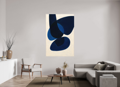 120 x 180 cm, Forex, gerahmt Ahornholz weiß Midnight Arc