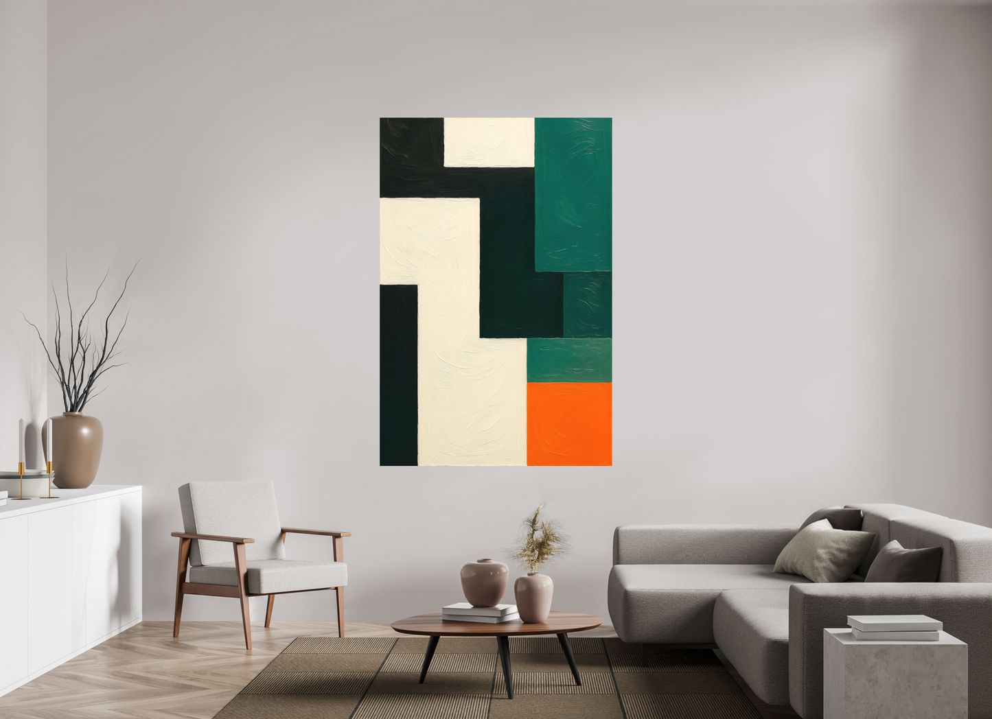 120 x 180 cm, Forex o. Rahmen Urban Contrast