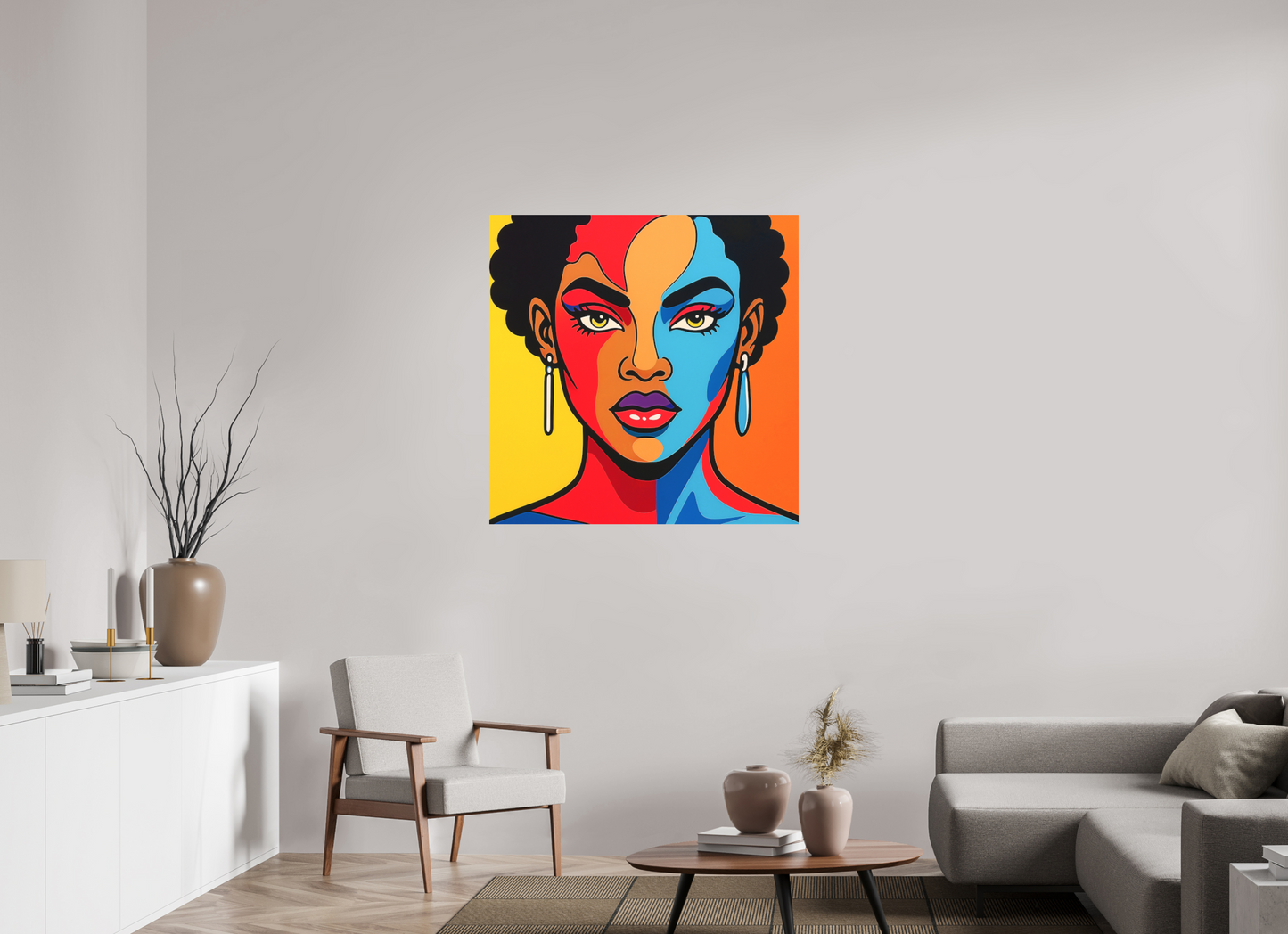 100 x 100 cm, Forex o. Rahmen Dual Radiance