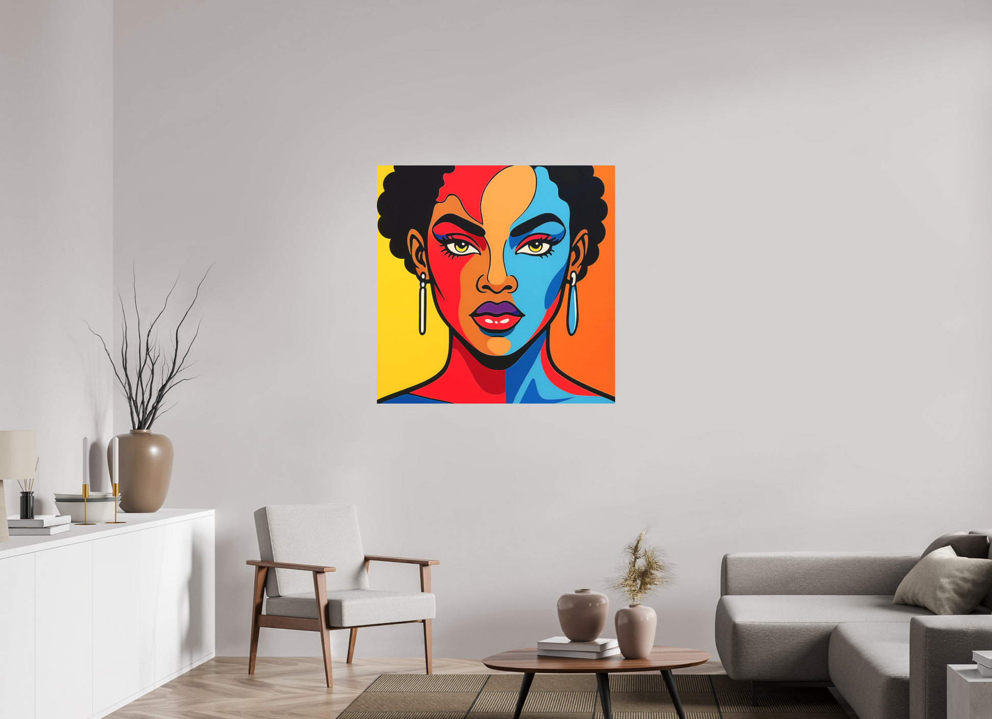 100 x 100 cm, Forex o. Rahmen Dual Radiance