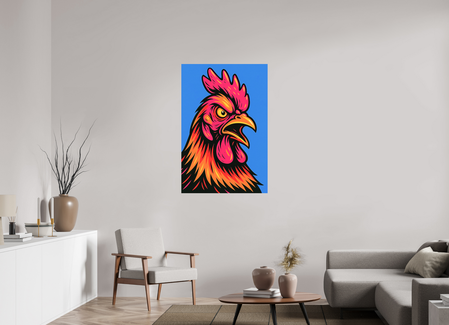 80 x 120 cm, Forex o. Rahmen Crimson Crown